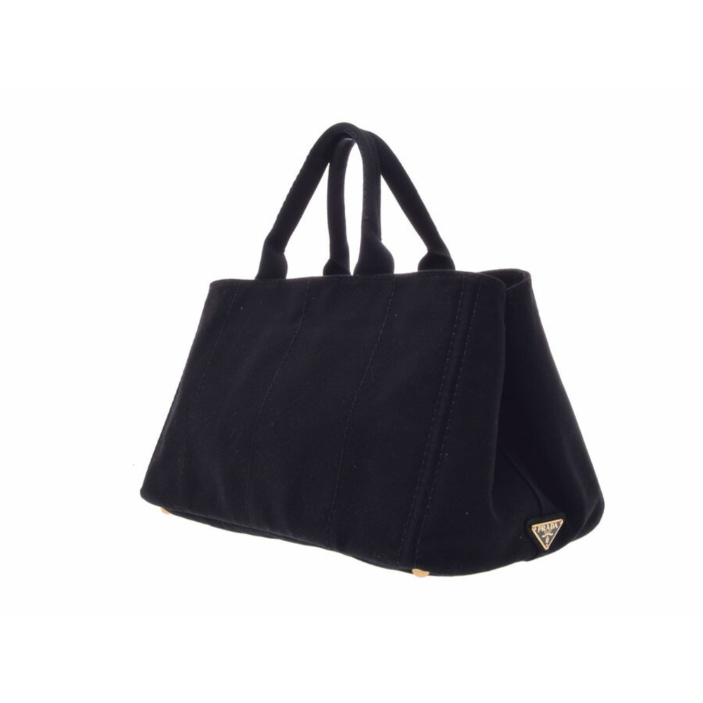 Prada Tote Canapa Black Bag Canvas